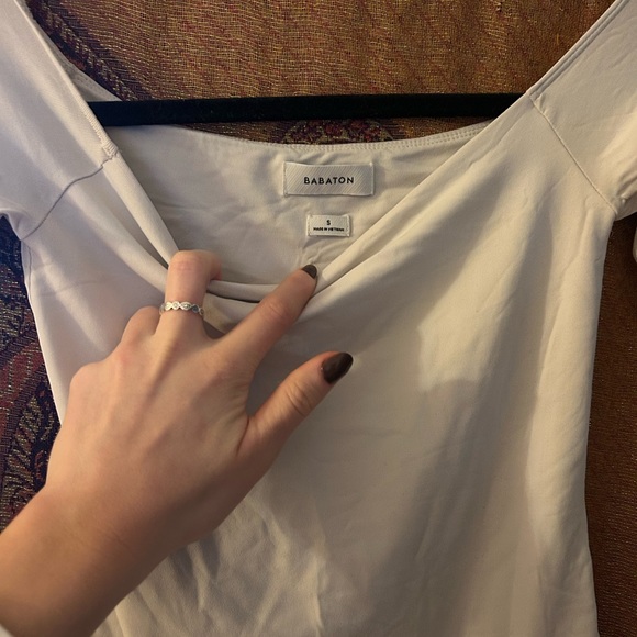 White Sand Babaton Bodysuit - Picture 3 of 3